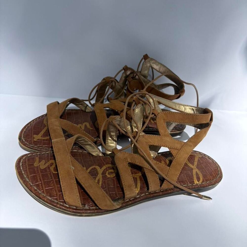 Sam-edelman Women's Brown and Tan Sandals